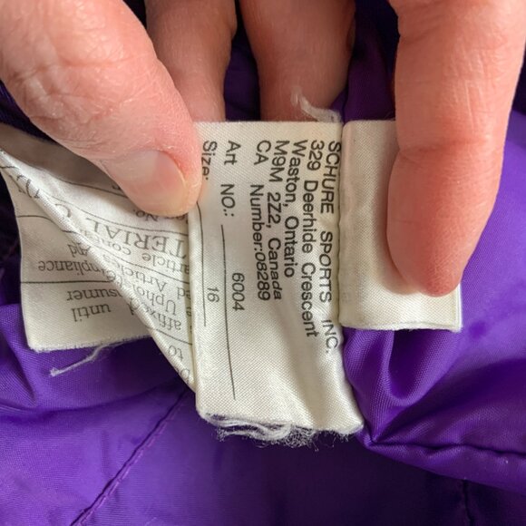 Phenix Alpine Vintage Retro Ski Insulated Hooded Full Zip Jacket 80s 90s Size 16 - Picture 15 of 16